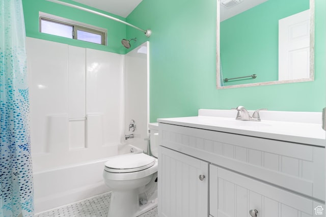 397 Old Springs Rd, Ogden, UT 84404 - full bathroom featuring vanity and shower / bath combination with curtain