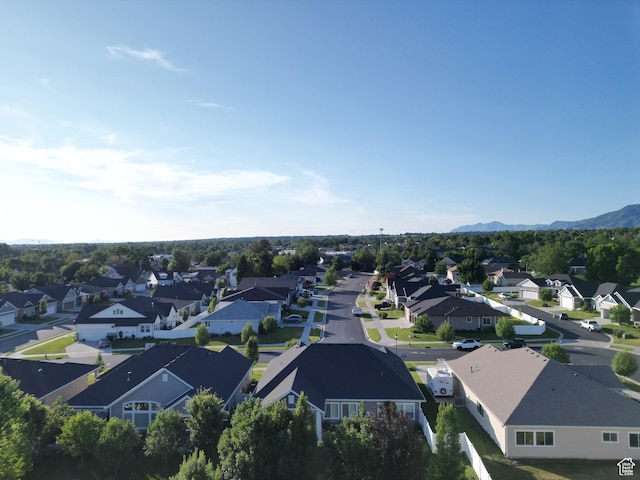 1302 E Mary Ln, Layton, UT 84040 - aerial view of residential area with a mountainous background