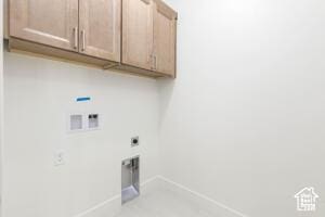 2140 W 320 S Unit 48-51, Hurricane, UT 84737 - washroom featuring cabinet space, electric dryer hookup, and hookup for a washing machine