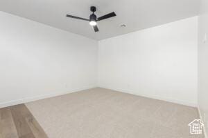 2140 W 320 S Unit 48-51, Hurricane, UT 84737 - spare room with ceiling fan