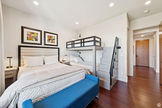 13690 N Deer Canyon Dr, Kamas, UT 84036 - bedroom featuring wood finished floors and recessed lighting