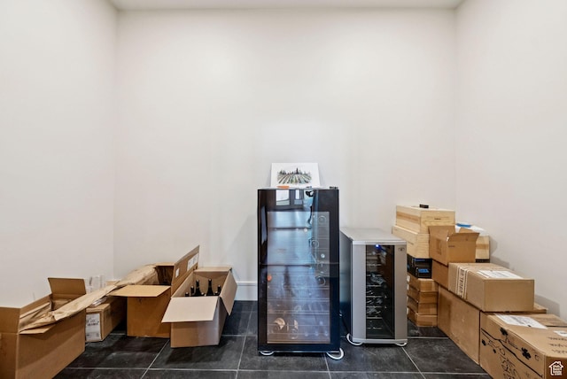 13690 N Deer Canyon Dr, Kamas, UT 84036 - office space with dark tile patterned floors