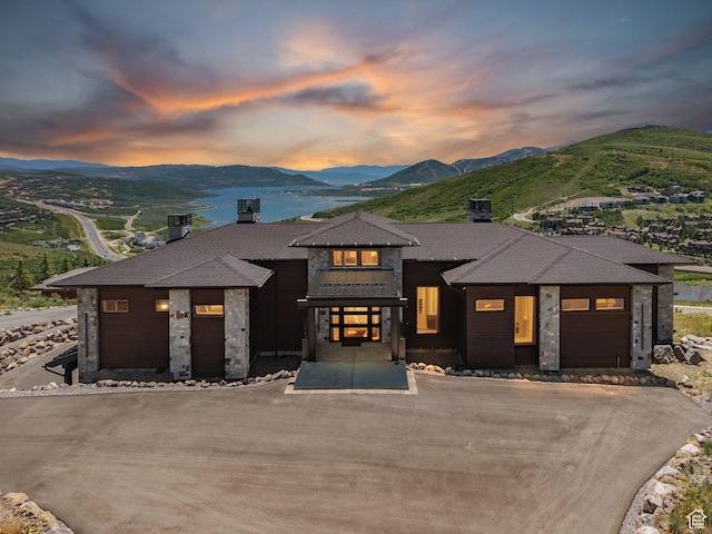13690 N Deer Canyon Dr, Kamas, UT 84036 - prairie-style home with a mountain view