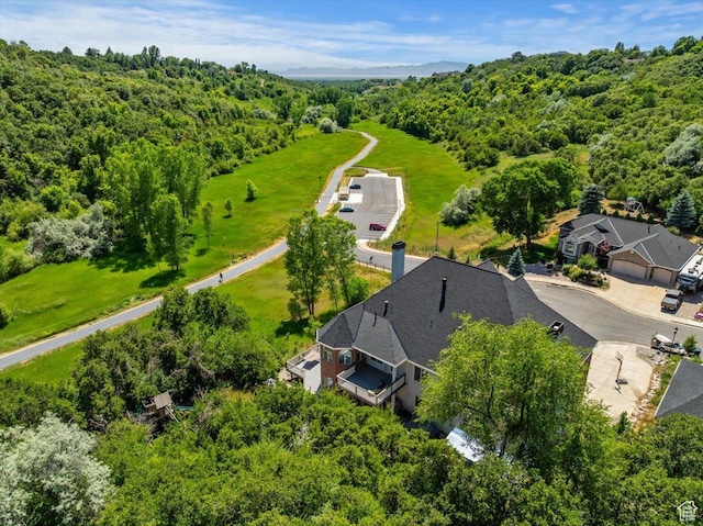 2718 N 2125 E, Layton, UT 84040 - aerial view of property and surrounding area featuring a forest