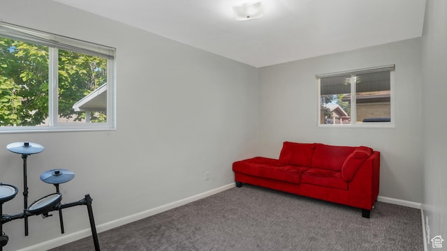 985 Jackson Ave, Ogden, UT 84404 - living area featuring plenty of natural light and carpet flooring