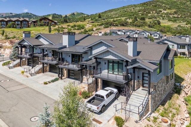 4313 Holly Frost Ct, Park City, UT 84098 - aerial perspective of suburban area featuring mountains