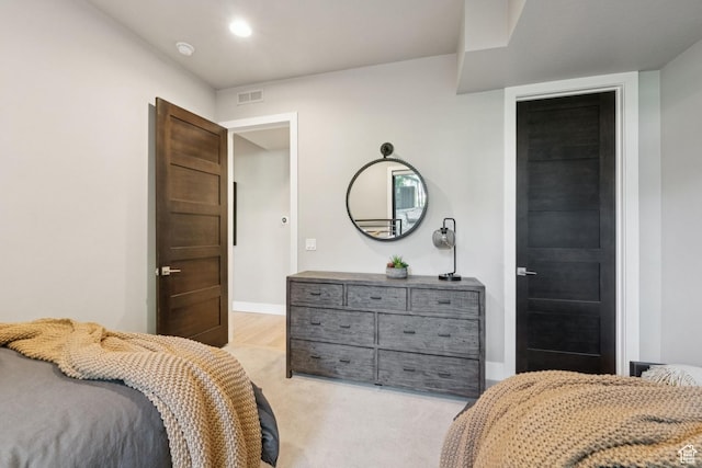 4313 Holly Frost Ct, Park City, UT 84098 - bedroom with light carpet and recessed lighting