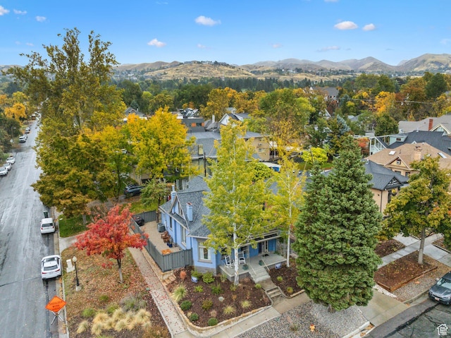 853 E Second Ave N, Salt Lake City, UT 84103 - aerial view of residential area featuring a mountainous background