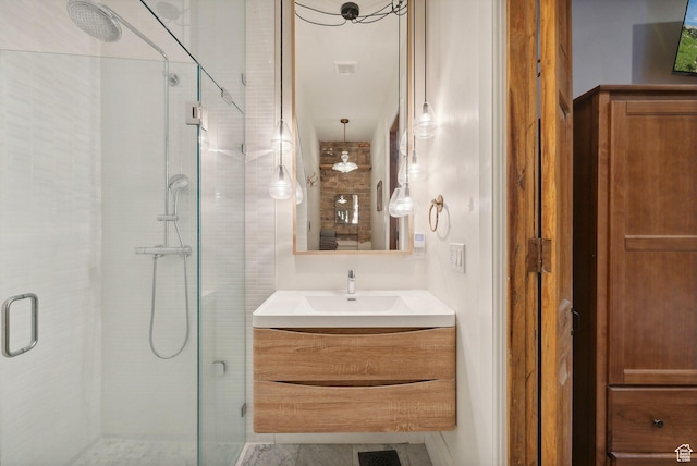 853 E Second Ave N, Salt Lake City, UT 84103 - full bathroom featuring a stall shower and vanity