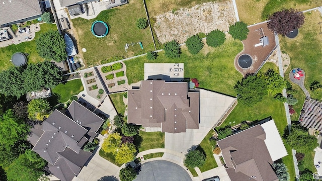 6082 W Cedar Fork Dr S, West Jordan, UT 84081 - aerial overview of property's location featuring nearby suburban area