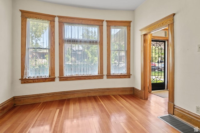 320 E 3rd Ave, Salt Lake City, UT 84103 - unfurnished room with plenty of natural light and light wood finished floors