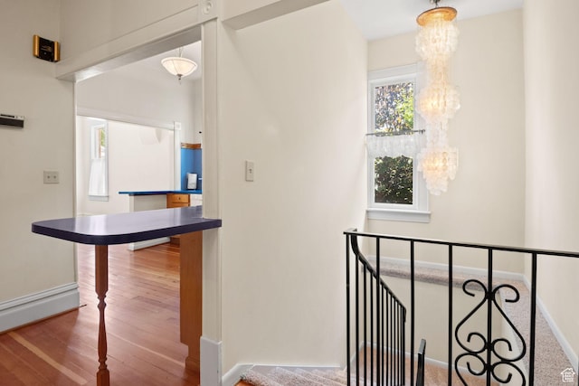 320 E 3rd Ave, Salt Lake City, UT 84103 - kitchen featuring wood finished floors and baseboards