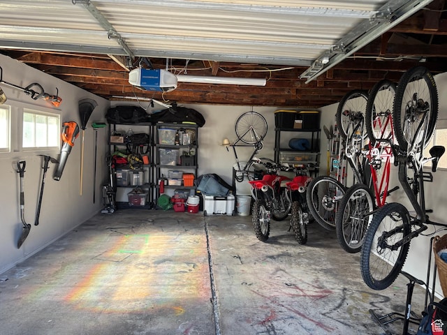 1133 E Sherman Ave S, Salt Lake City, UT 84105 - garage featuring a garage door opener