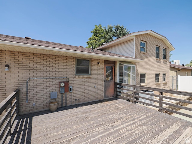 2333 W Ledgewood Dr, Taylorsville, UT 84129 - view of deck