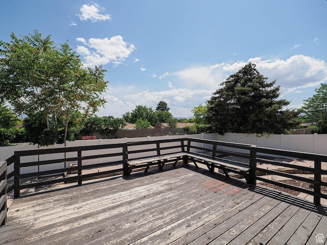 2333 W Ledgewood Dr, Taylorsville, UT 84129 - deck with a fenced backyard