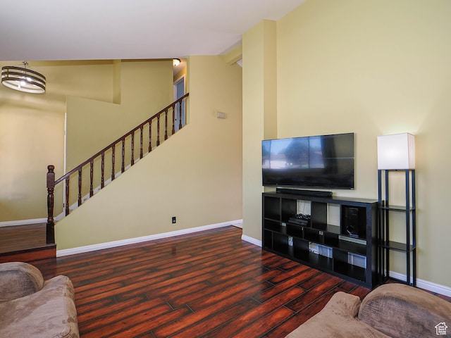 2333 W Ledgewood Dr, Taylorsville, UT 84129 - living room with wood finished floors and stairway