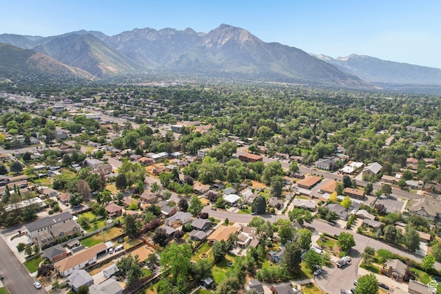 3232 S 2600 E, Salt Lake City, UT 84109 - aerial view of property's location featuring a mountain backdrop and nearby suburban area