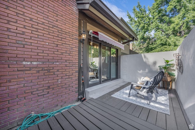 7430 S Wasatch Blvd E Unit I-2, Cottonwood Heights, UT 84121 - view of wooden terrace