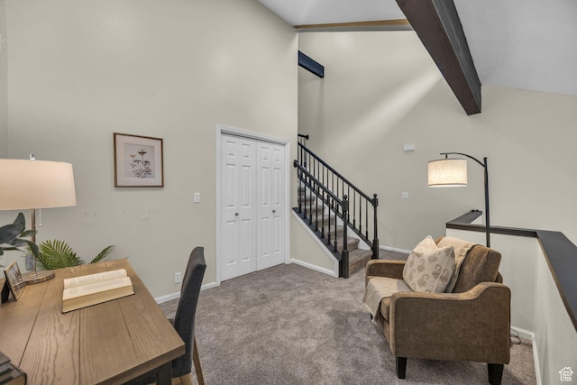 7430 S Wasatch Blvd E Unit I-2, Cottonwood Heights, UT 84121 - carpeted home office with baseboards