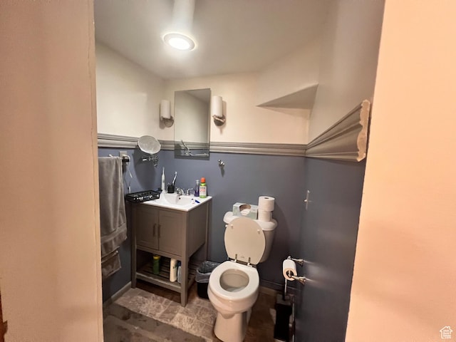 148 Duchesne St, Helper, UT 84526 - half bathroom featuring toilet and vanity
