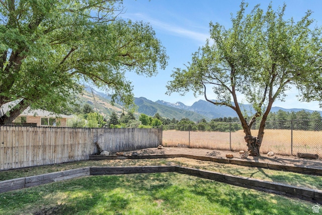 3286 Danish Hills Cir, Cottonwood Heights, UT 84121 - fenced backyard with a mountain view
