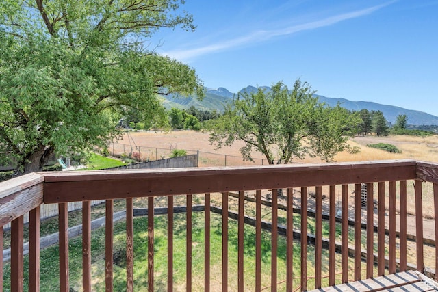 3286 Danish Hills Cir, Cottonwood Heights, UT 84121 - wooden deck with a mountain view