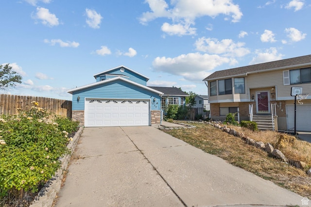 8770 S 3980 W, West Jordan, UT 84084 - view of front facade featuring brick siding and concrete driveway