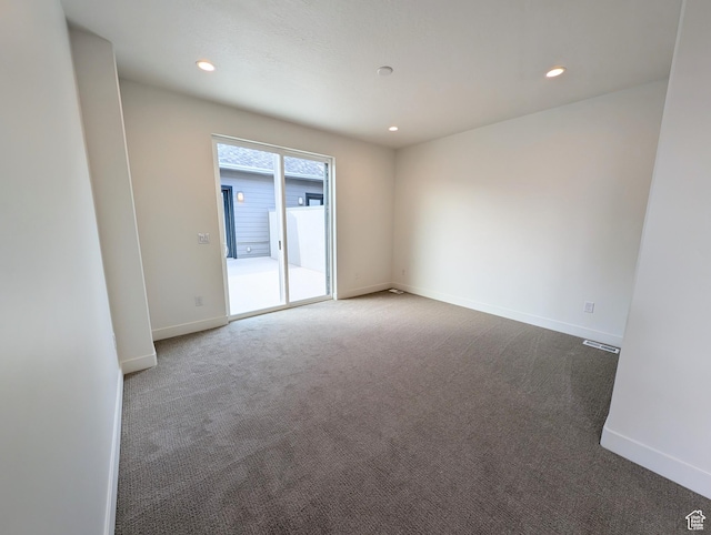 11369 S Watercourse Rd W Unit 202, South Jordan, UT 84009 - empty room featuring carpet floors and recessed lighting