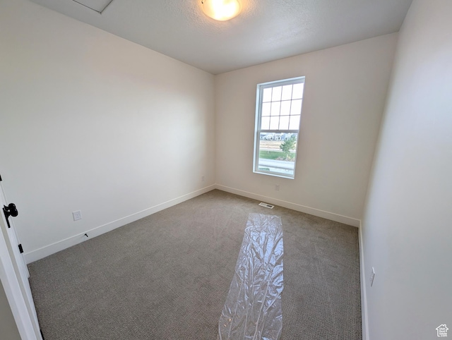 11369 S Watercourse Rd W Unit 202, South Jordan, UT 84009 - carpeted spare room with baseboards and a textured ceiling