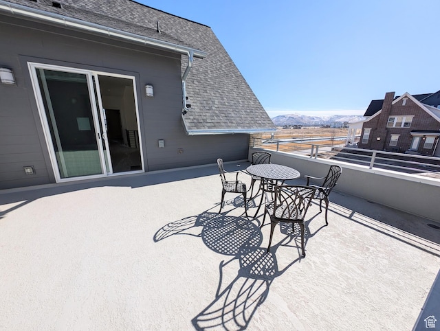 11369 S Watercourse Rd W Unit 202, South Jordan, UT 84009 - patio / terrace with a mountain view