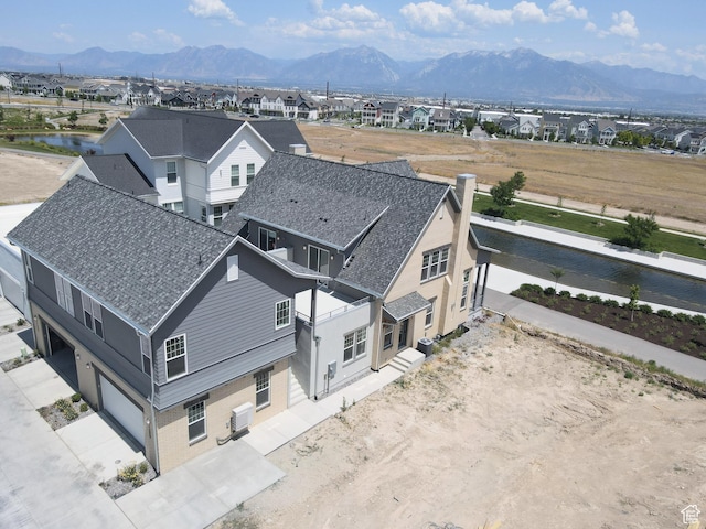 11369 S Watercourse Rd W Unit 202, South Jordan, UT 84009 - aerial perspective of suburban area with a water and mountain view