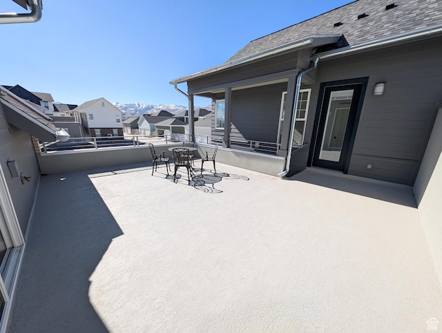11369 S Watercourse Rd W Unit 202, South Jordan, UT 84009 - patio / terrace featuring a residential view