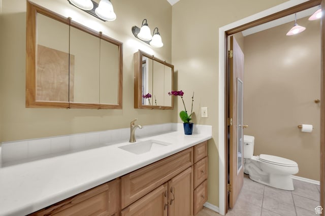 2313 N 850 E, Lehi, UT 84043 - bathroom with vanity and tile patterned flooring