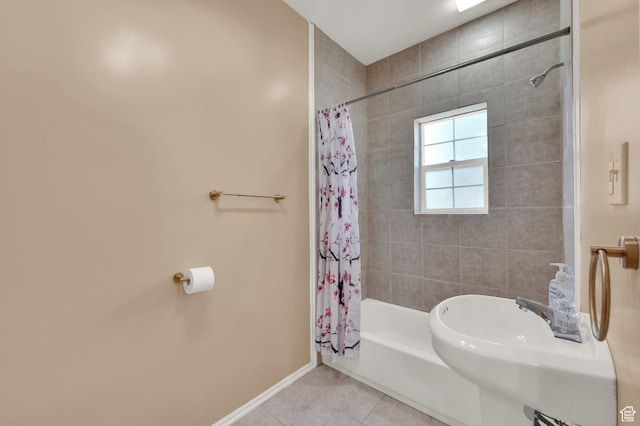 2313 N 850 E, Lehi, UT 84043 - full bathroom with tile patterned flooring and shower / tub combo