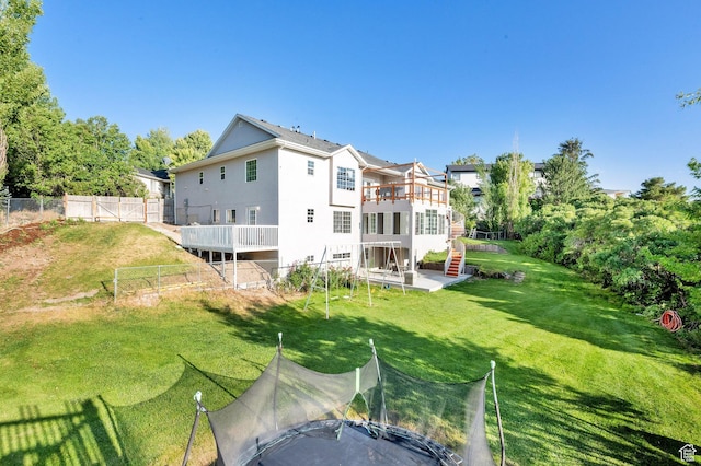 2313 N 850 E, Lehi, UT 84043 - rear view of house featuring a patio area and stairway
