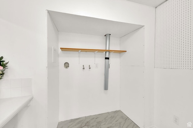 2313 N 850 E, Lehi, UT 84043 - walk in closet featuring light marble finish flooring