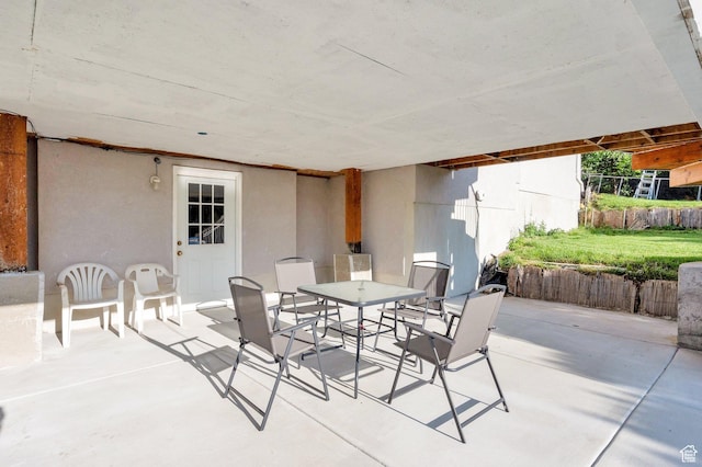 2313 N 850 E, Lehi, UT 84043 - view of patio / terrace featuring outdoor dining space