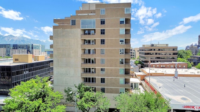 230 E Broadway S Unit 1108, Salt Lake City, UT 84111 - view of building exterior featuring a mountain view and a city view