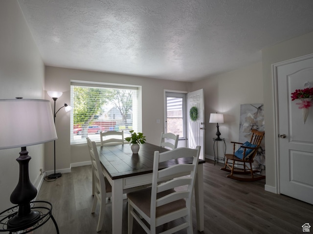8823 S 3715 W, West Jordan, UT 84088 - dining area featuring a textured ceiling and wood finished floors