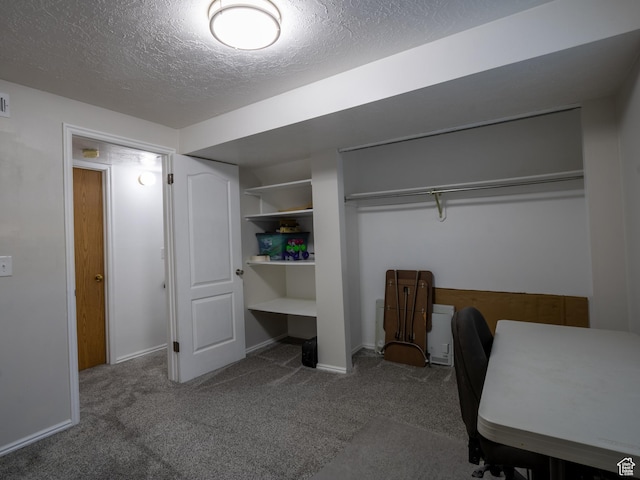 8823 S 3715 W, West Jordan, UT 84088 - carpeted home office featuring a textured ceiling and baseboards