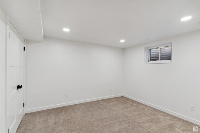 321 E 1040 N, Orem, UT 84057 - finished basement featuring light carpet and recessed lighting