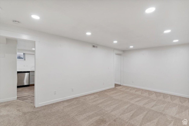 321 E 1040 N, Orem, UT 84057 - unfurnished room featuring light colored carpet, recessed lighting, and a smoke detector