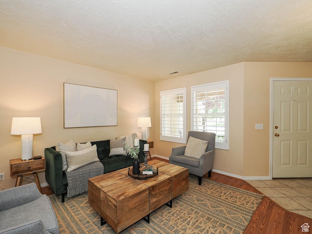 11965 S Draperville Ave, Draper, UT 84020 - living area featuring wood finished floors and a textured ceiling