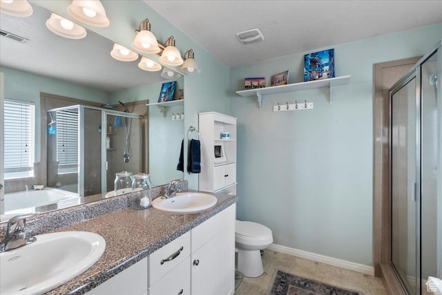 5023 W Currant Dr S, South Jordan, UT 84009 - full bath featuring a shower stall, double vanity, and a garden tub