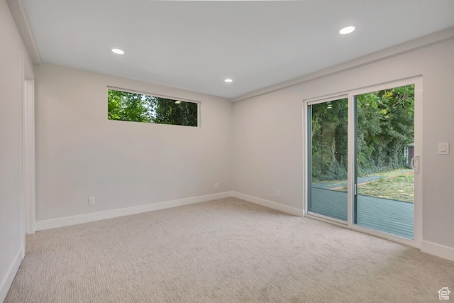 1804 S Park St, Salt Lake City, UT 84105 - empty room featuring carpet and recessed lighting