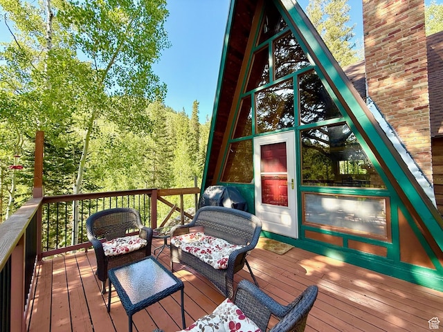 10215 E Moose Rd Unit 1, Brighton, UT 84121 - view of deck