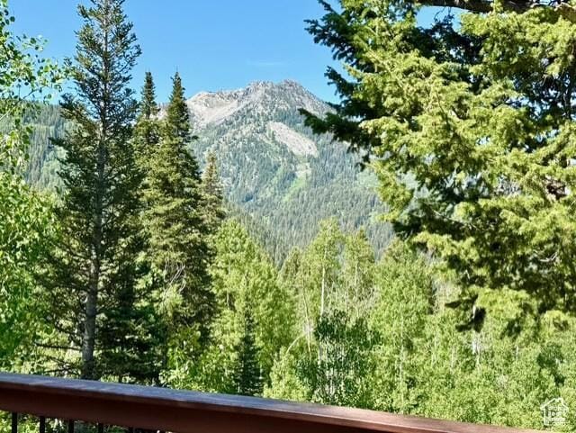 10215 E Moose Rd Unit 1, Brighton, UT 84121 - mountain view featuring a heavily wooded area