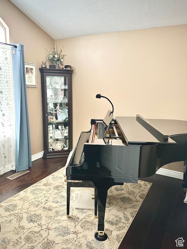 2242 N 2500 W, Lehi, UT 84043 - living area with wood finished floors and a textured ceiling