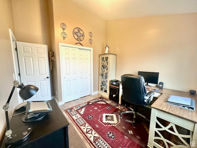 2242 N 2500 W, Lehi, UT 84043 - office featuring baseboards and light wood finished floors