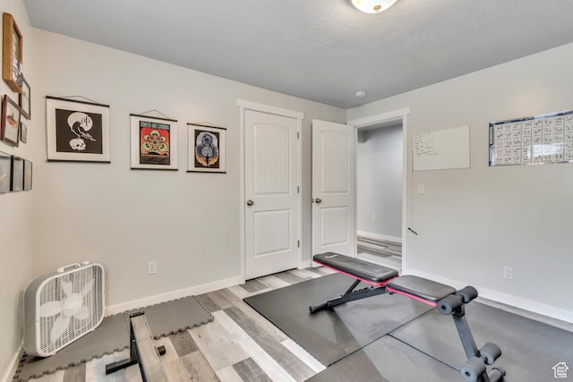 739 S 160 W, American Fork, UT 84003 - workout room featuring light wood-style floors and baseboards